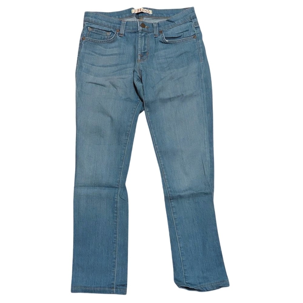 J Brand Womens 27 Jeans Pencil Leg Crop Ankle Premium Denim Pants Made In USA